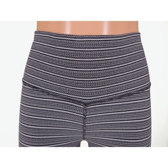 LULULEMON 4 High Times Pant Textured Stripe Black Deep Coal THROWBACK! - Picture 10 of 13